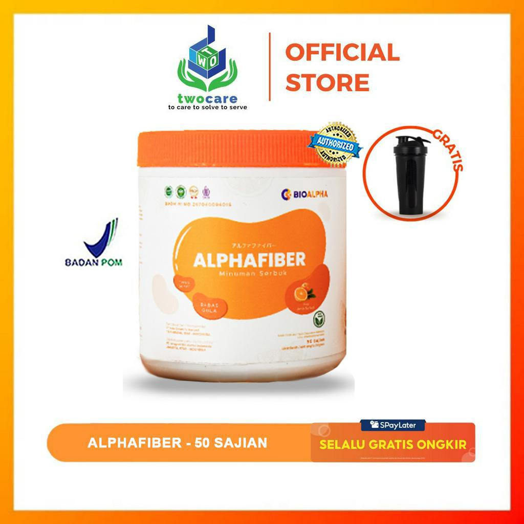 Bio Alpha Alphafiber 250gr 50 Sajian Minuman Fiber Untuk Diabetes