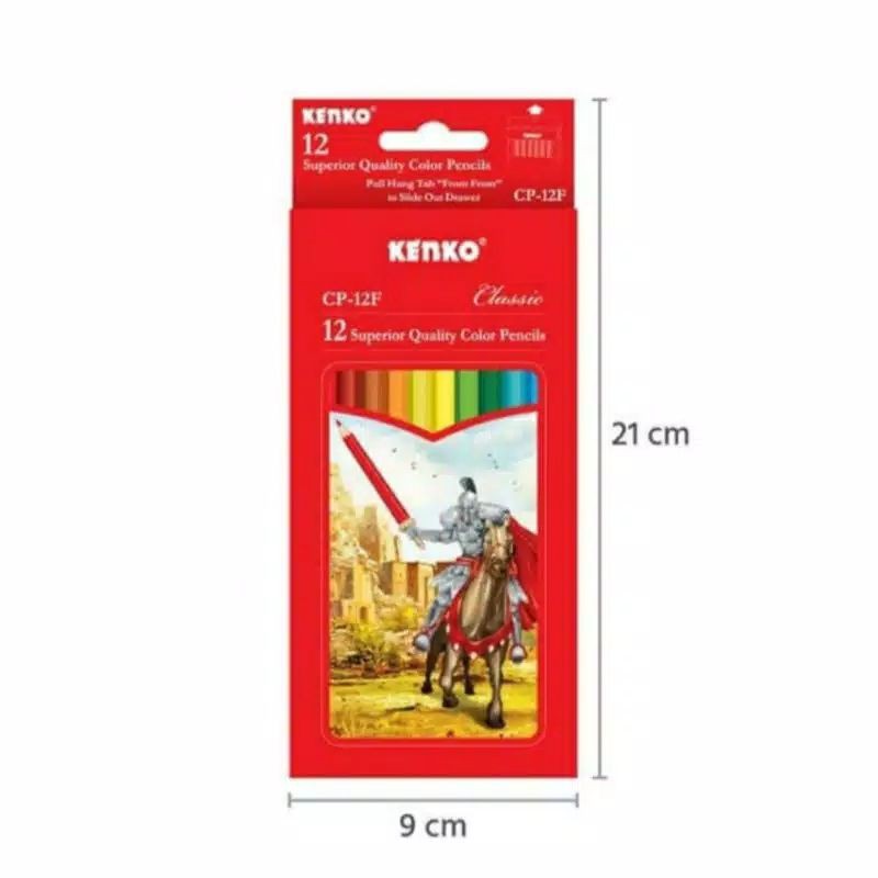 

Pensil Warna Kenko 12 Warna CP-12F Superior Quality Pencils