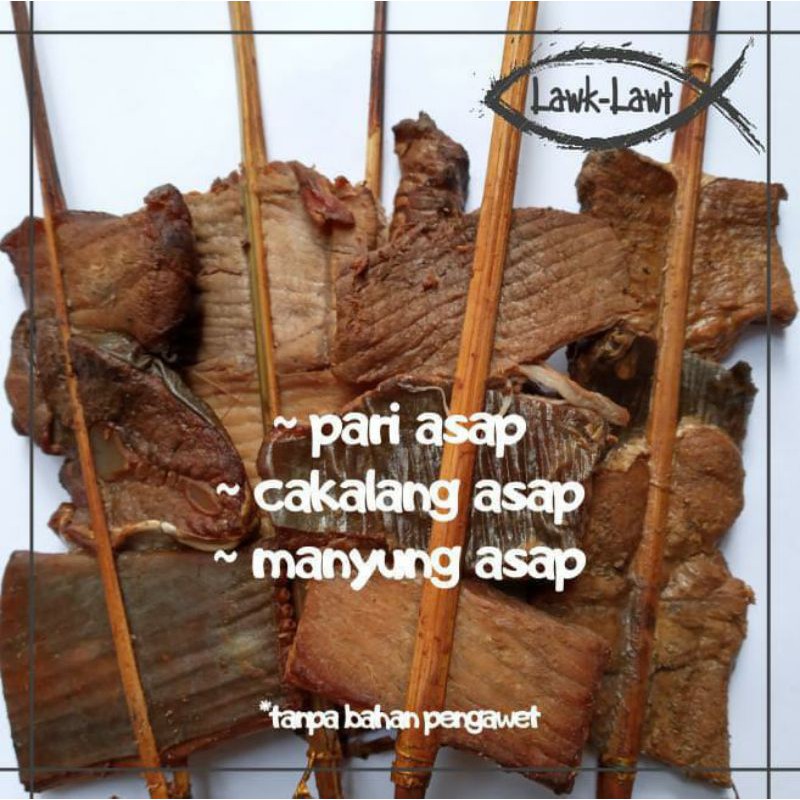 

Cakalang Mayung Pari Asap dan kepala Mayung