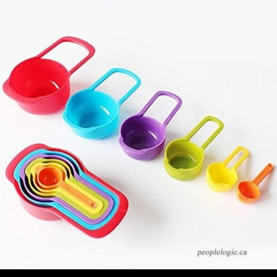 Sendok takar jumbo 6 set measuring spoon cup takaran besar susu tepung adonan kue kitchen alat dapur