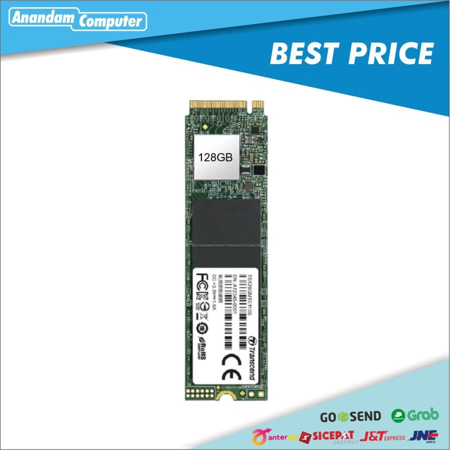 Transcend 110S 128GB PCIe M.2 NVME SSD