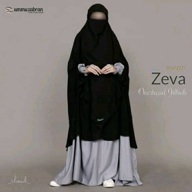 Stelan Syar'i, overhead jilbab New Zeva by Ummu Zabran