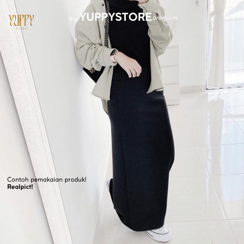 INNER LONG DRESS TANPA LENGAN PREMIUM/INNER LONG DRESS LEHER TINGGI TANPA LENGAN /INNER DRESS HITAM 