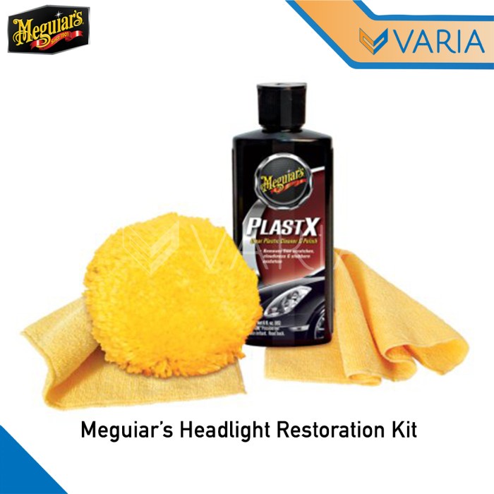 Meguiar's Headlight Restoration Kit Poles Mika Lampu Meguiars G1900