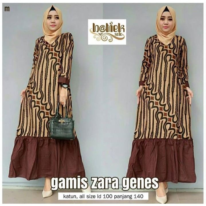 GROSIR BATIK GAMIS ZARA GENES