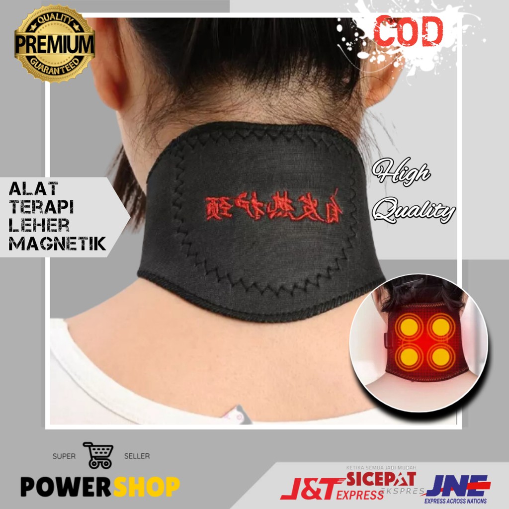 ALAT TERAPI KESEHATAN PEMANAS PENGHANGAT LEHER ALAT TERAPI LEHER MAGNETIK THERAPY NECK A01