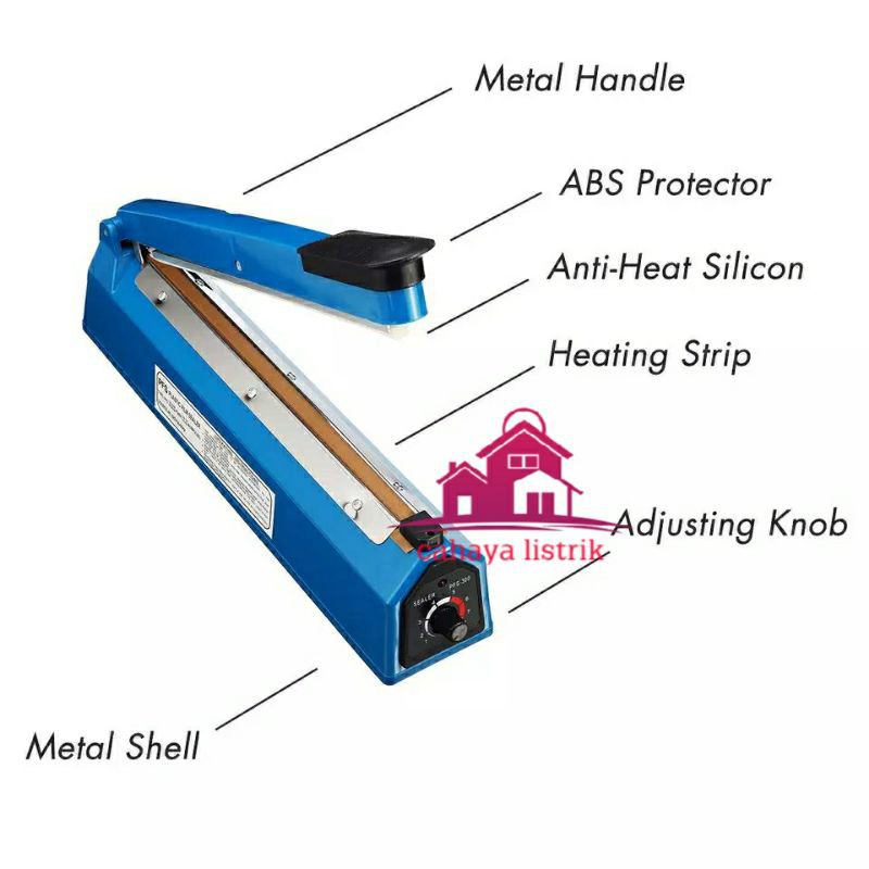 Impulse Sealer / Mesin Pres Plastik Alat Perekat Plastik Murah / ms-20cm-30cm