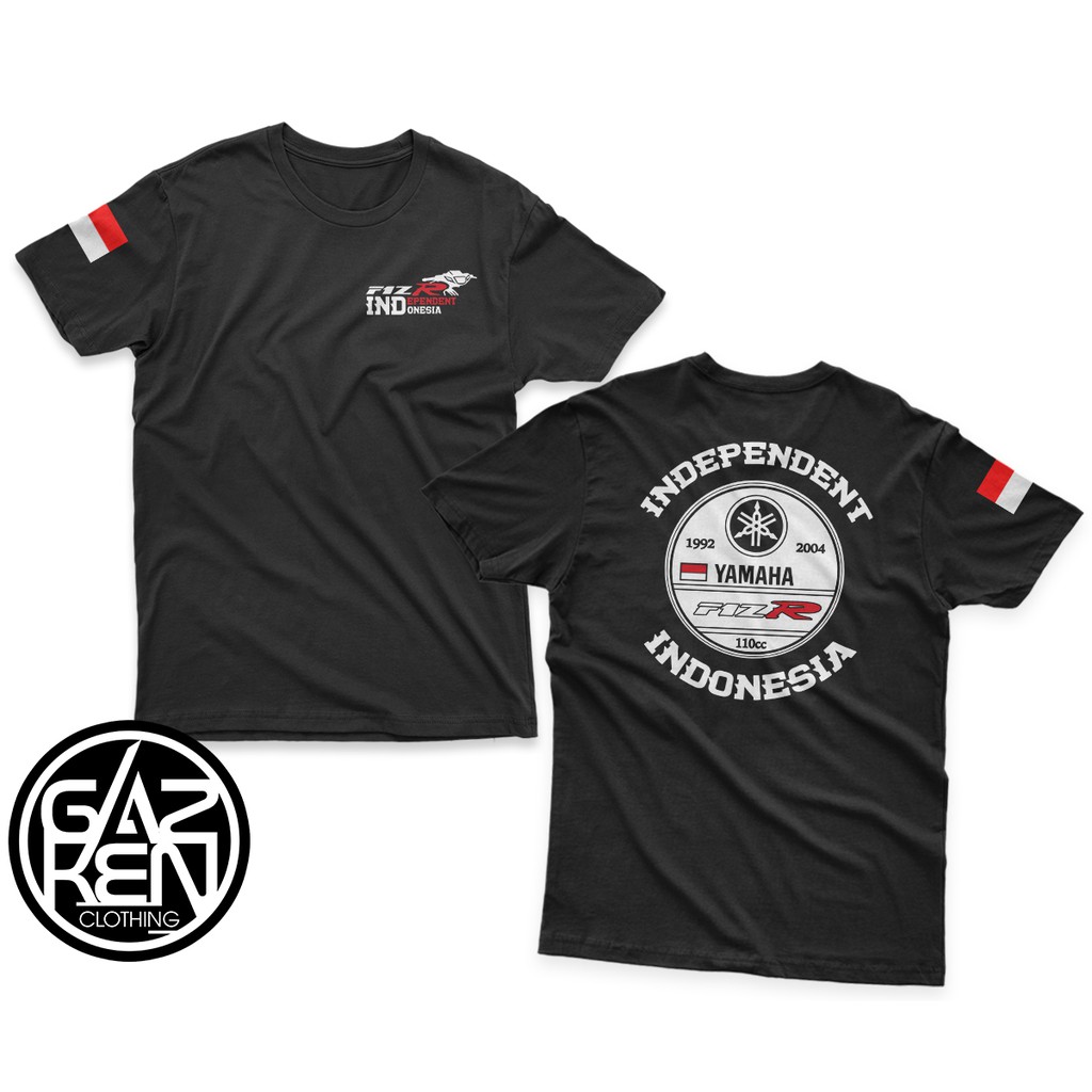 Kaos Yamaha F1ZR Independent Indonesia Motor Klasik 2 Tak Dewasa Cotton Combed 30s