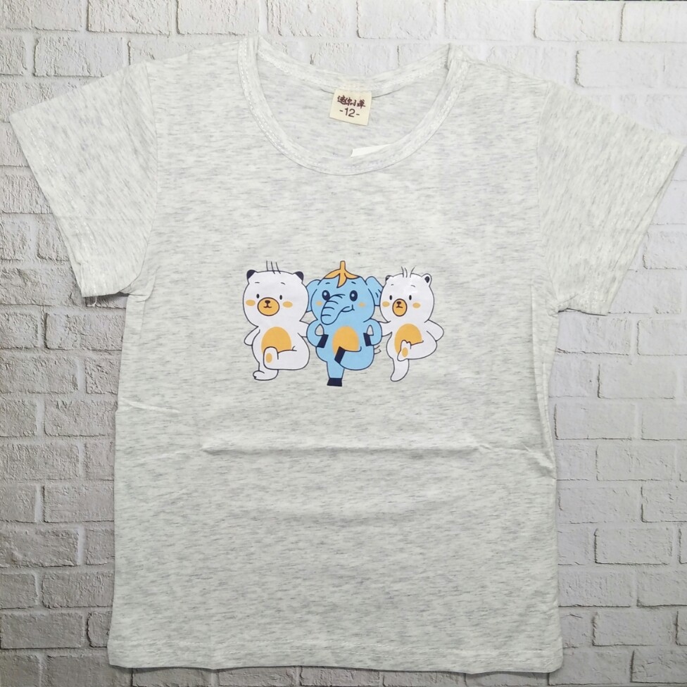 Kaos anak laki laki unisex murah 100% import usia 1-5 thn gambar - TSH ELEPHANT