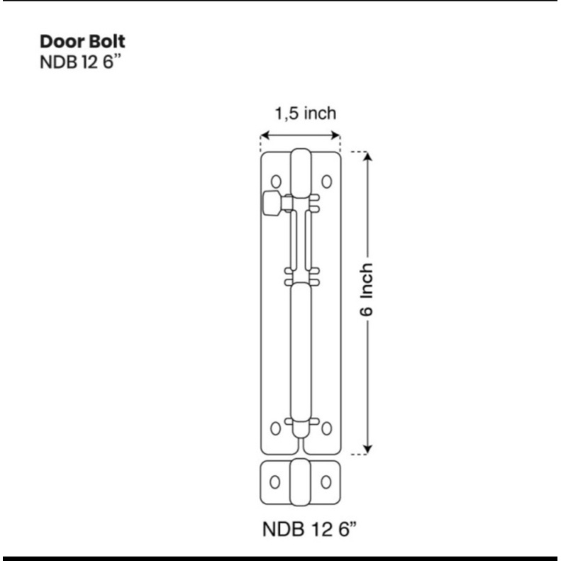 Grendel 6 Inc 12 inc Selot Slot Grendel Pintu 12 inc 30 cm door bolt 12 inch Tebal Anti Karat Grendel selot door bolt 6 inc/ selot pintu 6 inc sepot grendel pintu kupu kupu door bolt 6 inc/ 15 cm stainless tebal selot stanlis anti karat selot kunci pintu