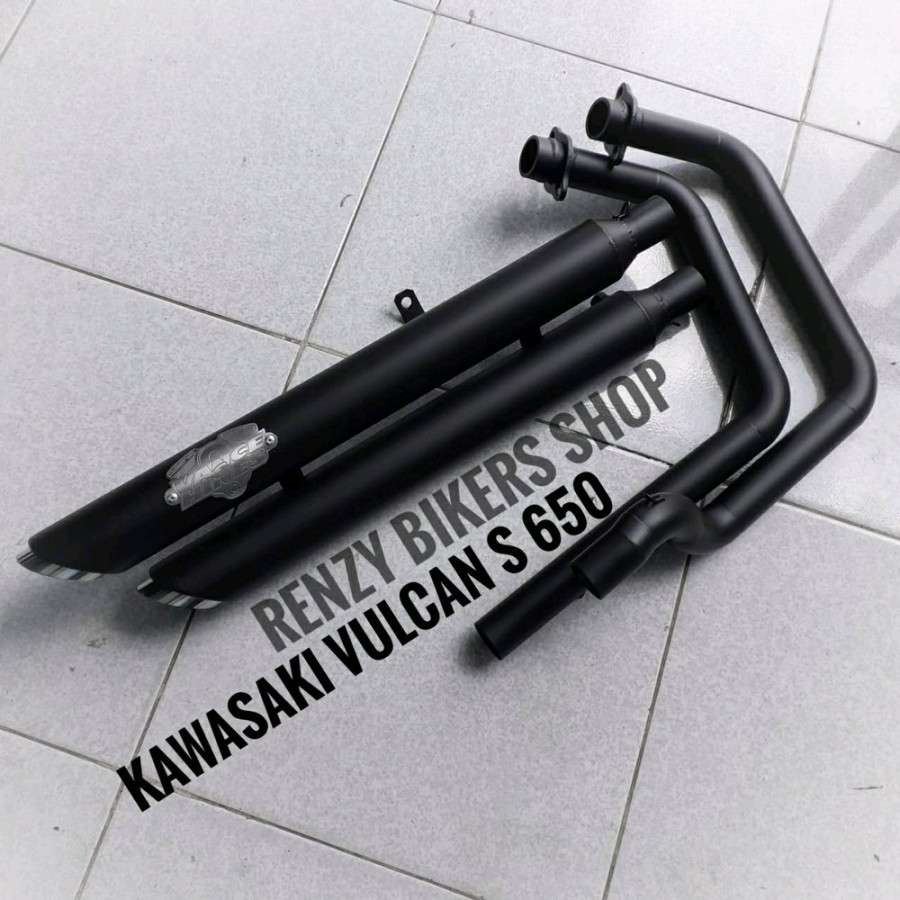 KNALPOT TRUDUAL KAWASAKI VULCAN S650