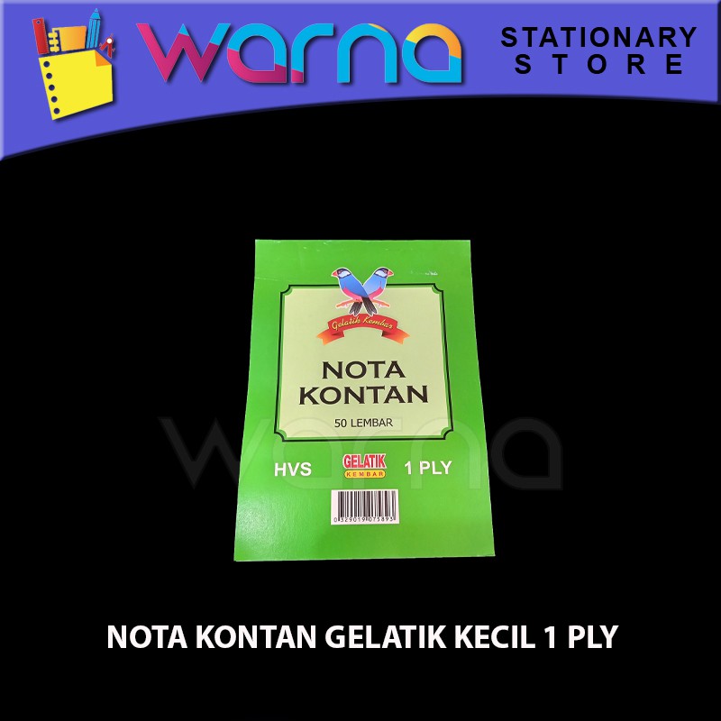 

NOTA KONTAN GELATIK KECIL 1 PLY