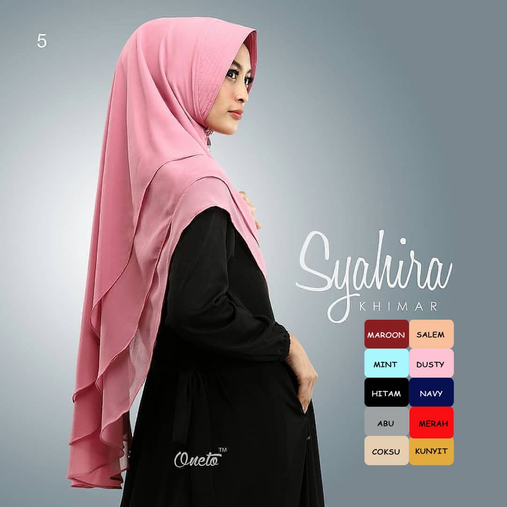 KHIMAR ONETO TIGA LAYER BERGO HIJAB