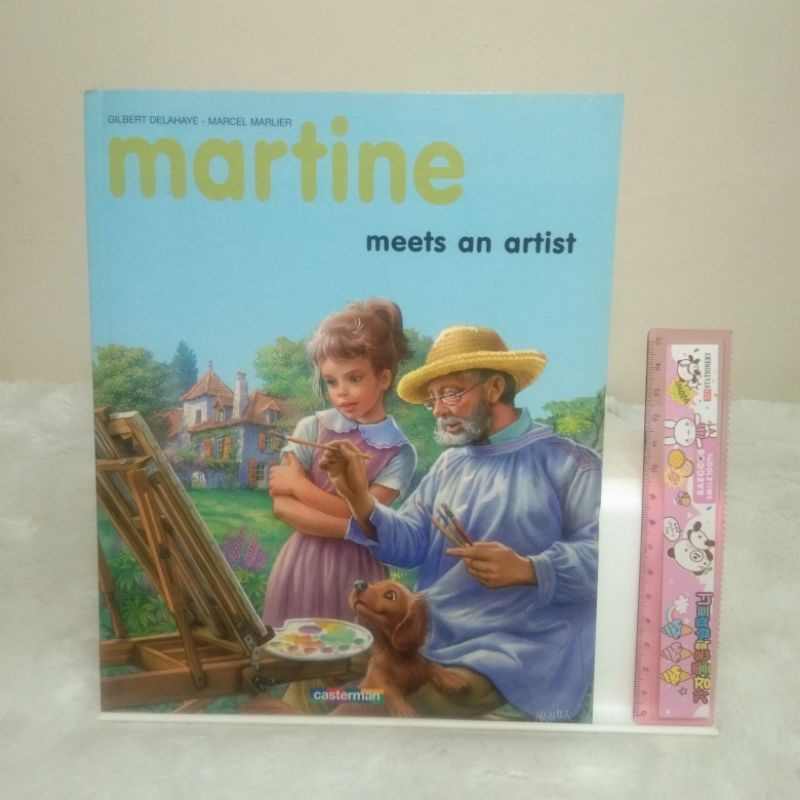 Buku cerita anak preloved bekas MARTINE MEETS AN ARTIST
