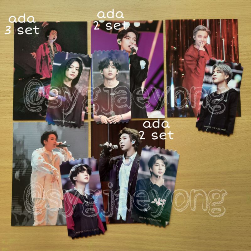 [CLEARANCE SALE] BTS MAP OF THE SOUL ONE DVD Hologram Photo Ticket, Bluray Postcard | MOTS Holo Tix 