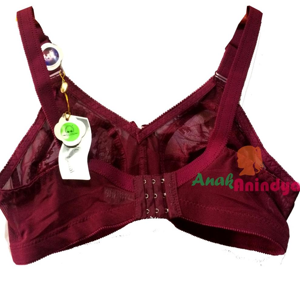[PRODUK G8ZZQ] Bra BH Guini 408 Tanpa Busa Tanpa Kawat | Bra Brukat Transparan Bra Ibu Ibu Size Jumb
