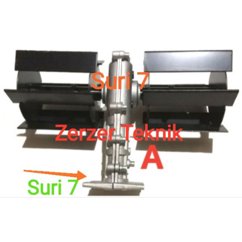 KEPALA BAJAK MINI A / KULTIVATOR BRUSH SURI 7