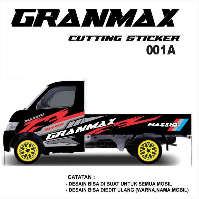 terbaru sticker cutting sticker mobil grand max L300 pick up dll