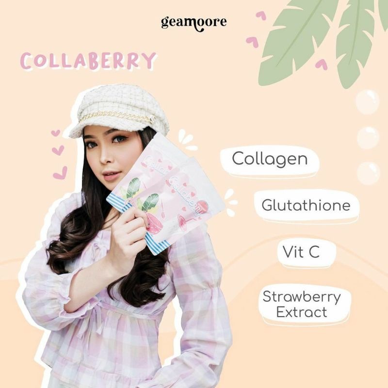 COLLABERRY Collagen drink Collaberry Geamoore PIRT MINUMAN KESEHATAN KECANTIKAN PEMUTIH BADAN