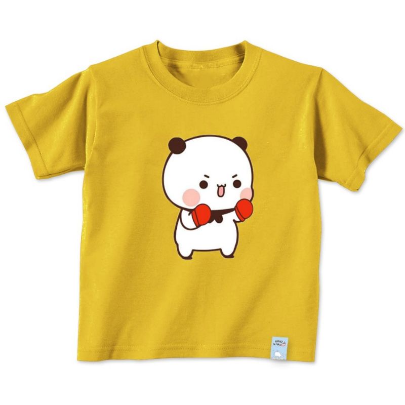 Kaos Anak Costum Gambar Panda Boxing Kaos Anak Distro Unisex Untuk Anak Usia 2 sampai 10tahun