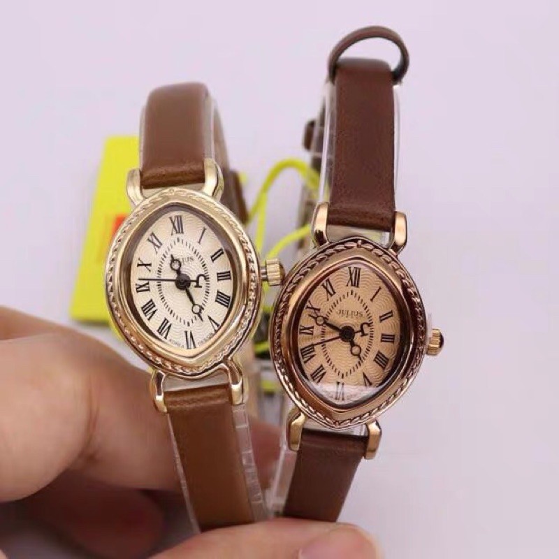 JULIUS JA-567 Original Bagsomnia Jam Tangan Kecil Wanita Oval Korea