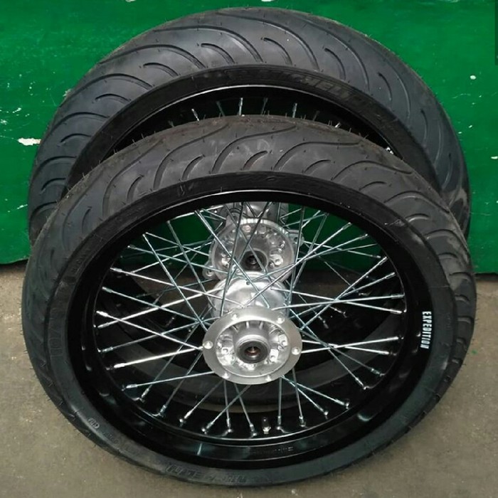 Ban Set KLX supermoto Michelin