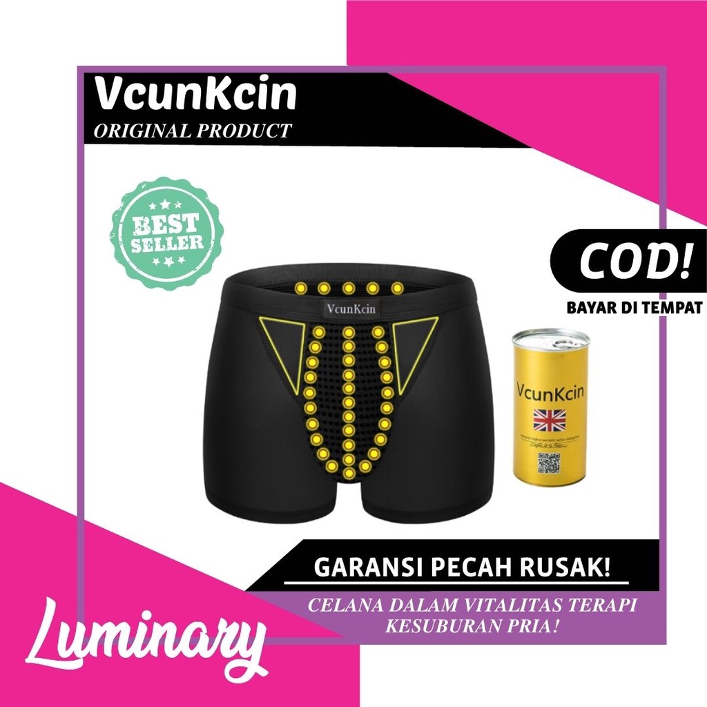 Vcun Kcin Celana Vitalitas Pria Terapi Kesuburan Lelaki Dengan Teknologi Magnet Original Import