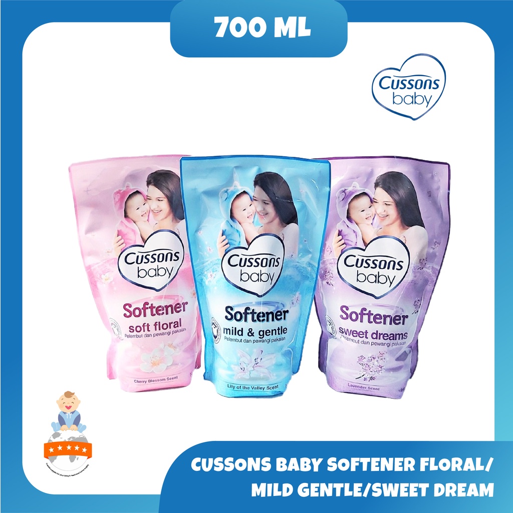 CUSSONS BABY SOFTENER SOFT FLORAL / MILD GENTLE / SWEET DREAM 700ml