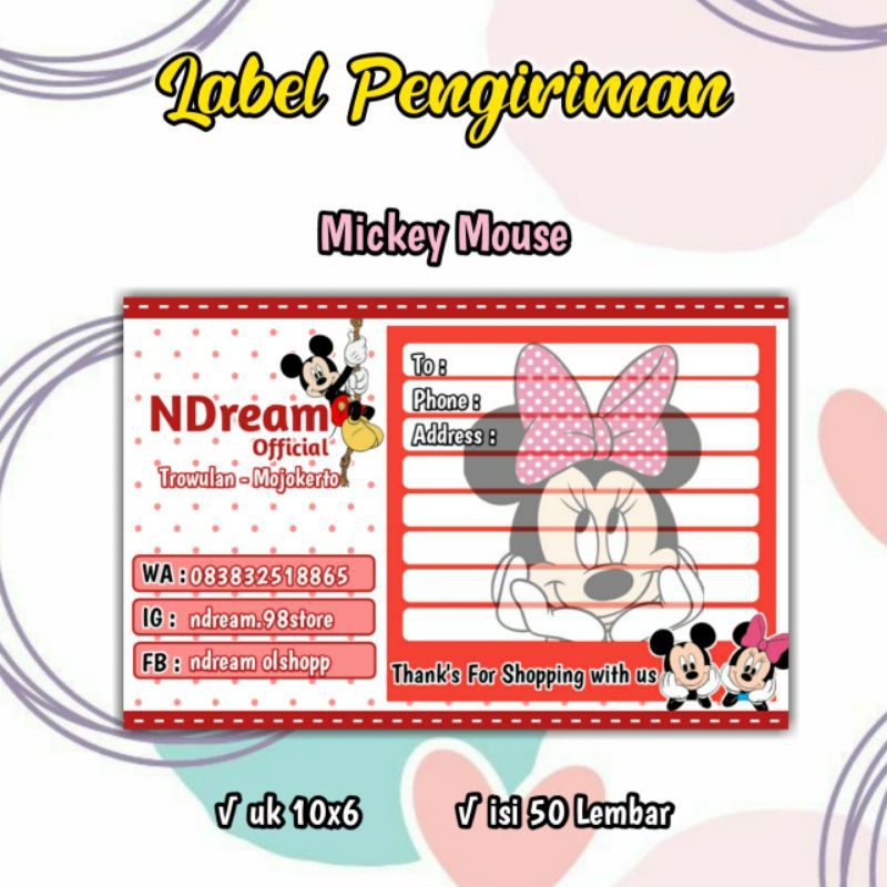

[TERMURAH] STIKER PENGIRIMAN OLSHOP