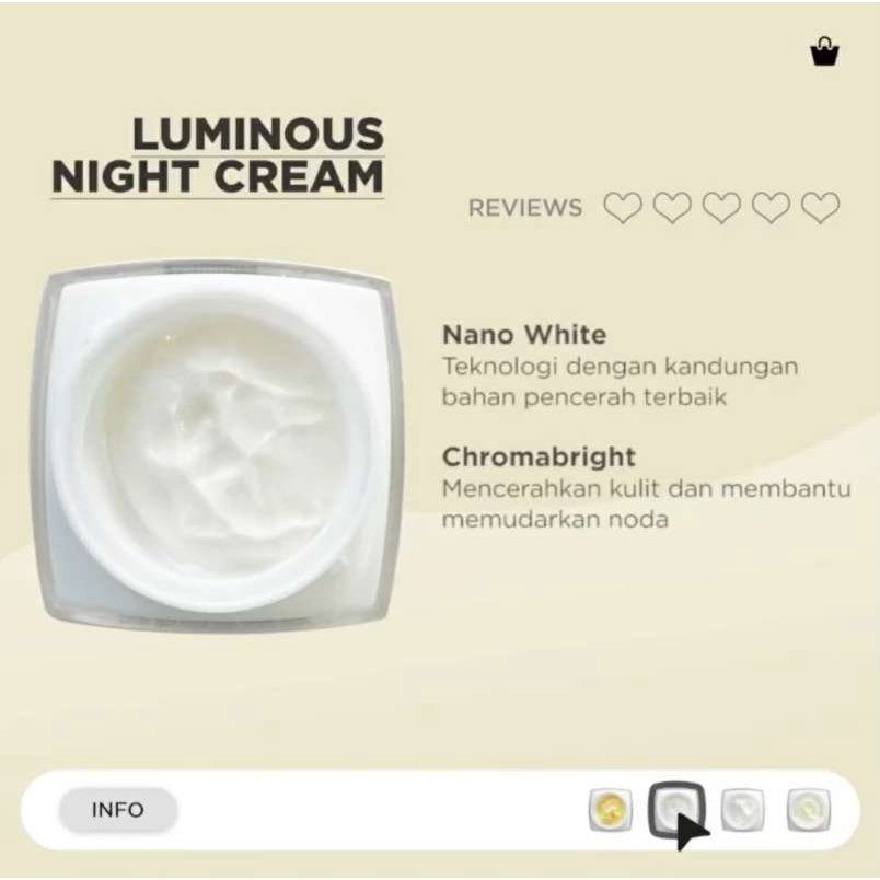 ✨ AKU MURAH ✨ MS glow Luminous night cream 12gr BPOM