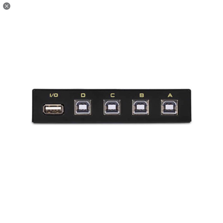 Usb 2.0 switch printer nyk 4 port manual - sharing data switcher usb2.0 1 printer 4 computer