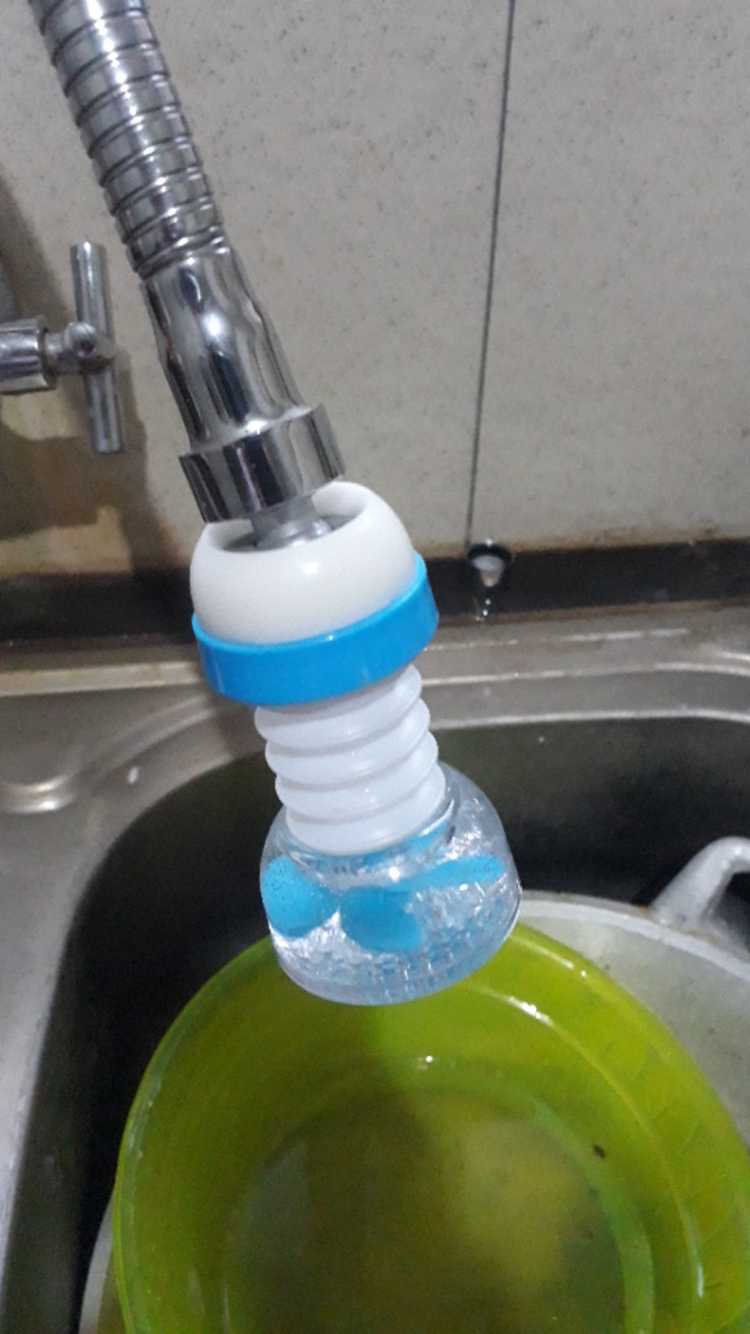 Water Filter Saringan Kran Air Wastafel Sambungan Tambahan Extender Keran Air Aerator Putar 360