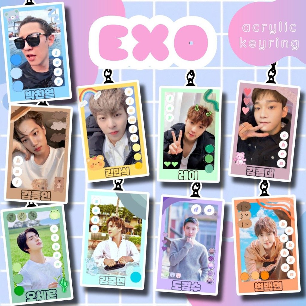 EXO ACRYLIC KEYRING / KEYCHAIN