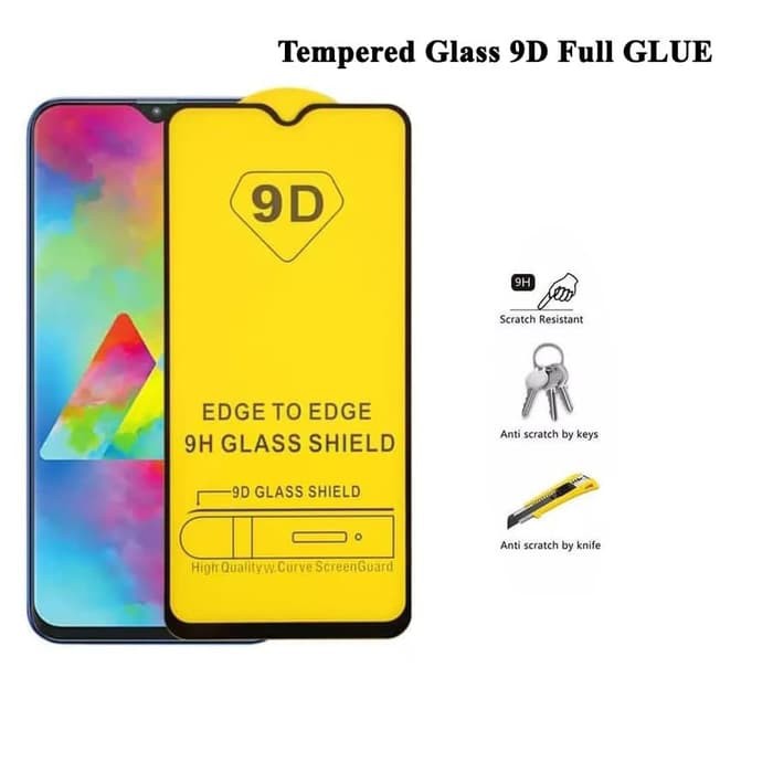 Tempered Glass 9D For Vivo S1 Tempered Glass Full Layar Full Cover Full Glue