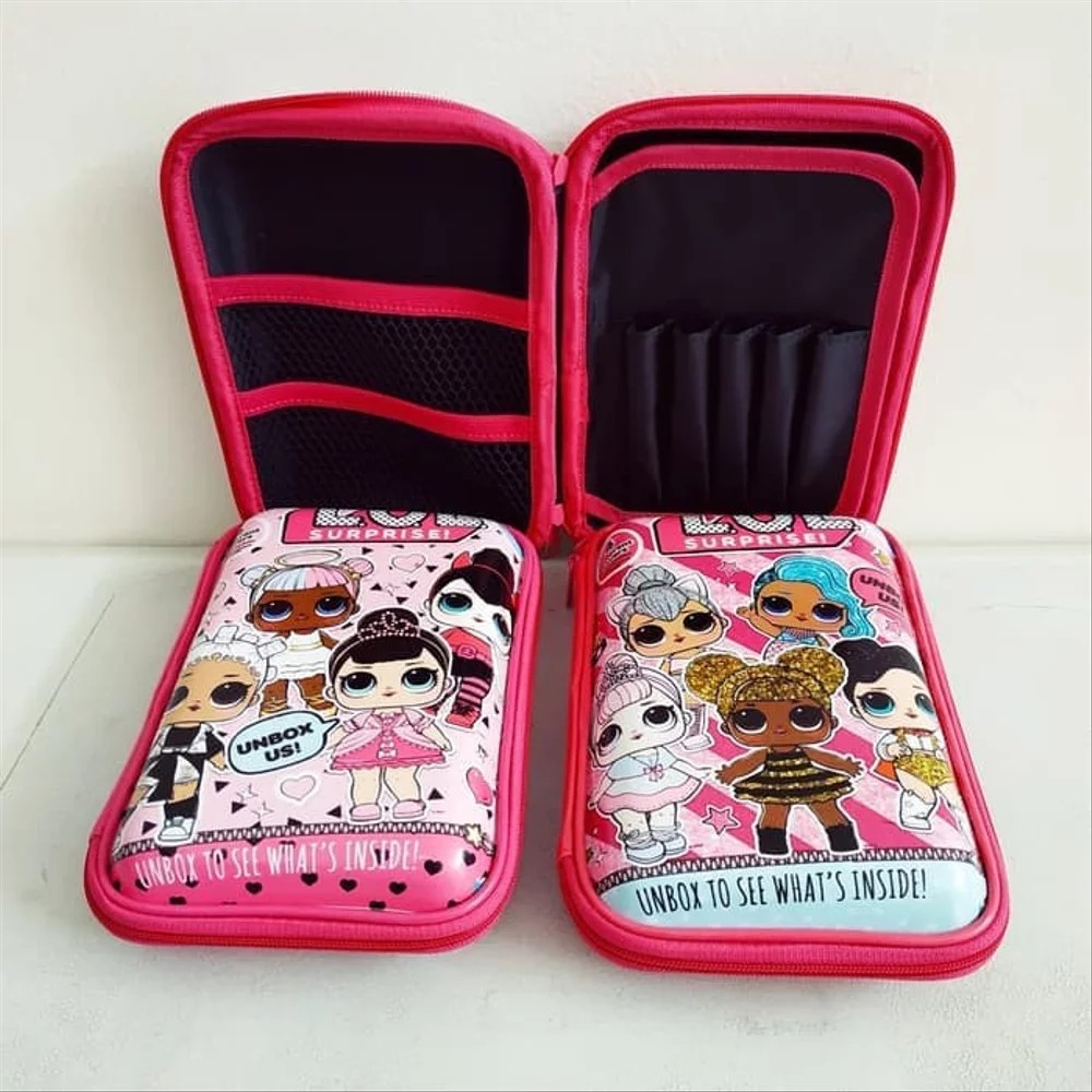 

HPO Kotak Pensil Model Smiggle Desain LOL Pink