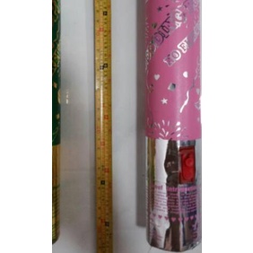 Confetti Tekan BLS 30cm / Popper Pencet Tombol (Confetty Push Button Wedding / Party)