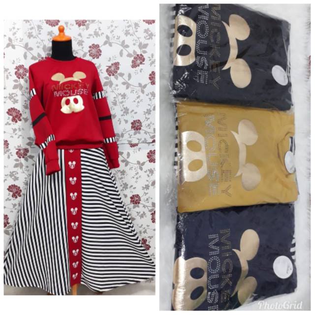 Setelan rok scuba import