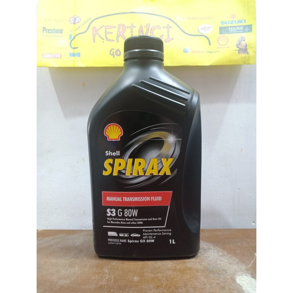 OLI SHELL SPIRAX S3 G 80W 1L- OLI TRANSMISI MANUAL - OLI SHELL MANUAL