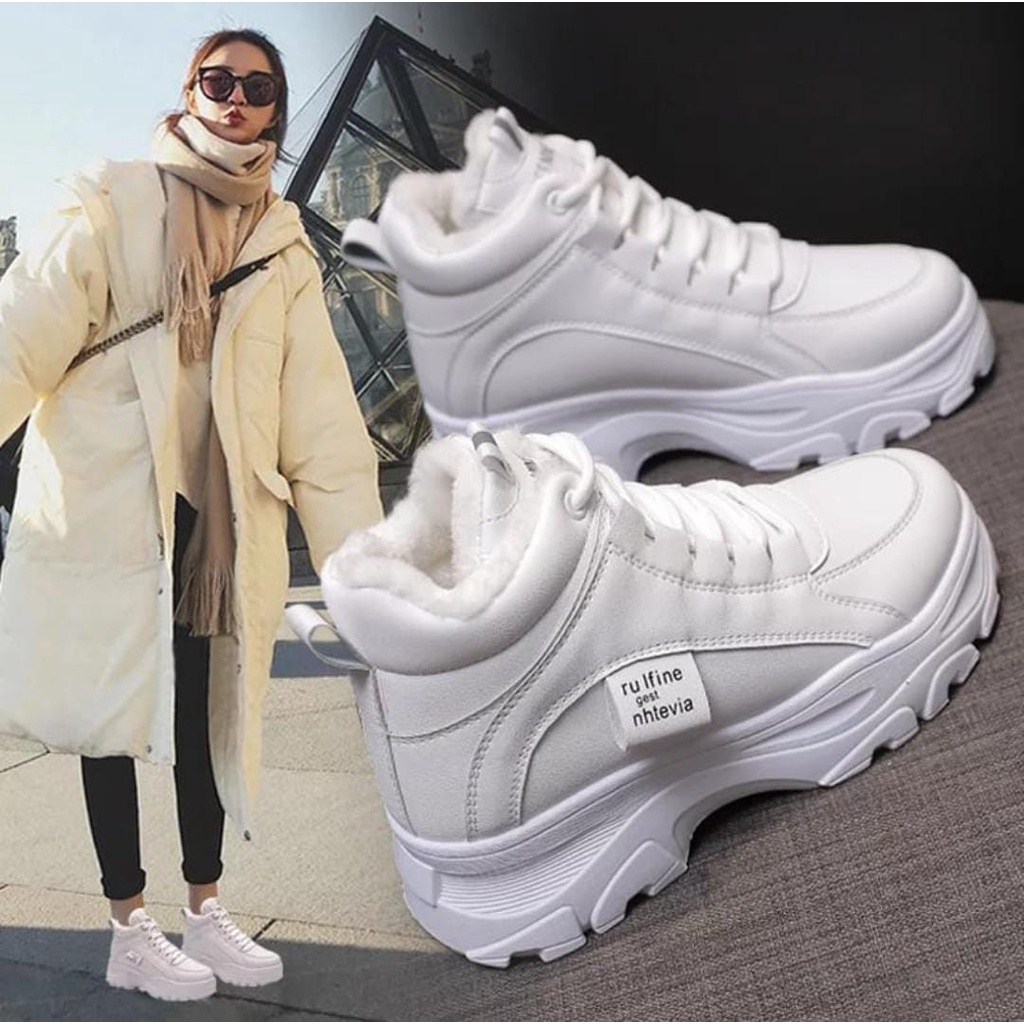 ARMY - Sneakers boots casual wanita high-top sepatu wanita hangat terbaru / sepatu wanita terbaru / sepatu korea murah terlaris