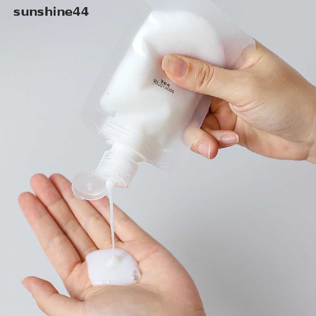 Sunshine 5Pcs Kantong Dispenser Portable Untuk Kosmetik / Lotion / Shampoo / Sabun Wajah