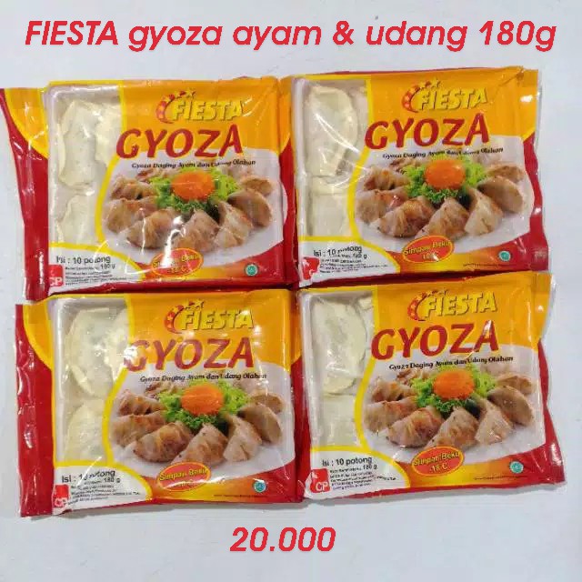 

FIESTA gyoza ayam & udang 180gr