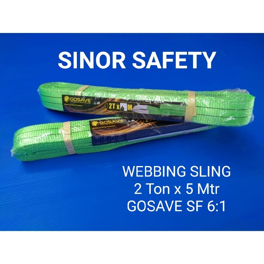 WEBBING SLING SAFETY 2 Ton x 5 Meter Tali Pengikat Pengangkat