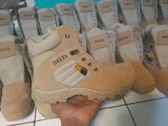 SEPATU KEJA PRIA BOOTS DLTA CORDURA TACTIKAL PDL PENDEK 6 INCI