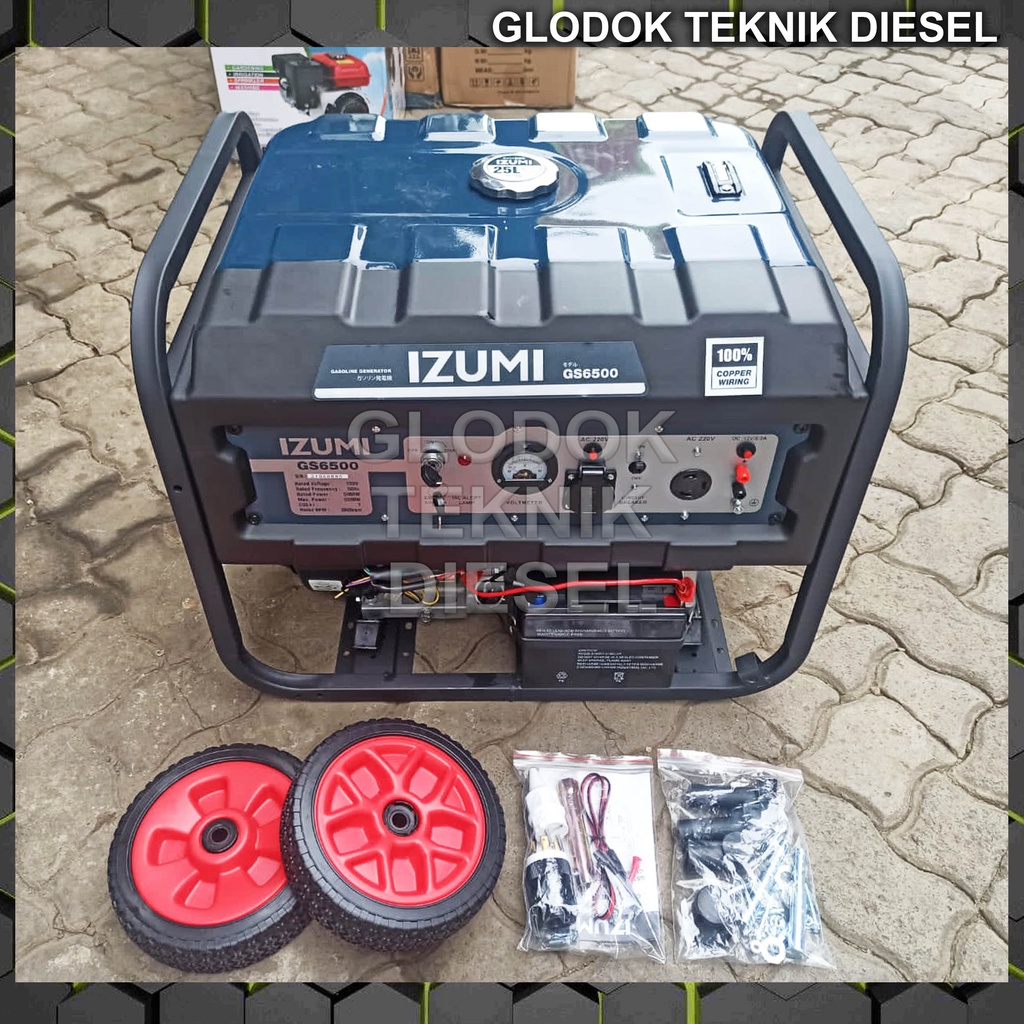 IZUMI Genset Bensin 5000 watt W ( Generator Listrik ) GS-6500