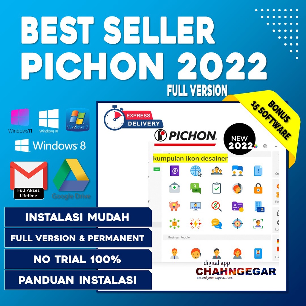 Pichon 2022 Master Icon Designer  170ribu+ Ikon Vector Design Material Graphic designers