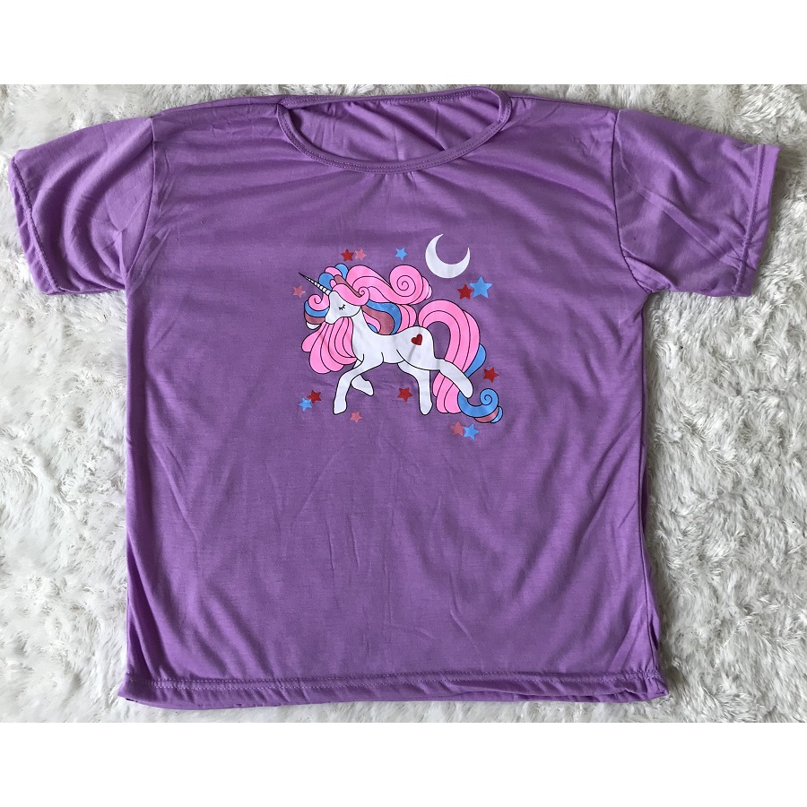 HOPYLOVY - Kaos Tumblr Tee Wanita Lilac Edition Lengan Pendek Purple