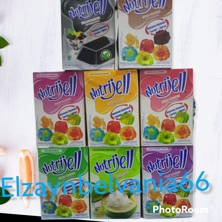 

♠ [ Ready ] Nutrijell agar-agar 1 box isi 12 set ekonomis grosir
