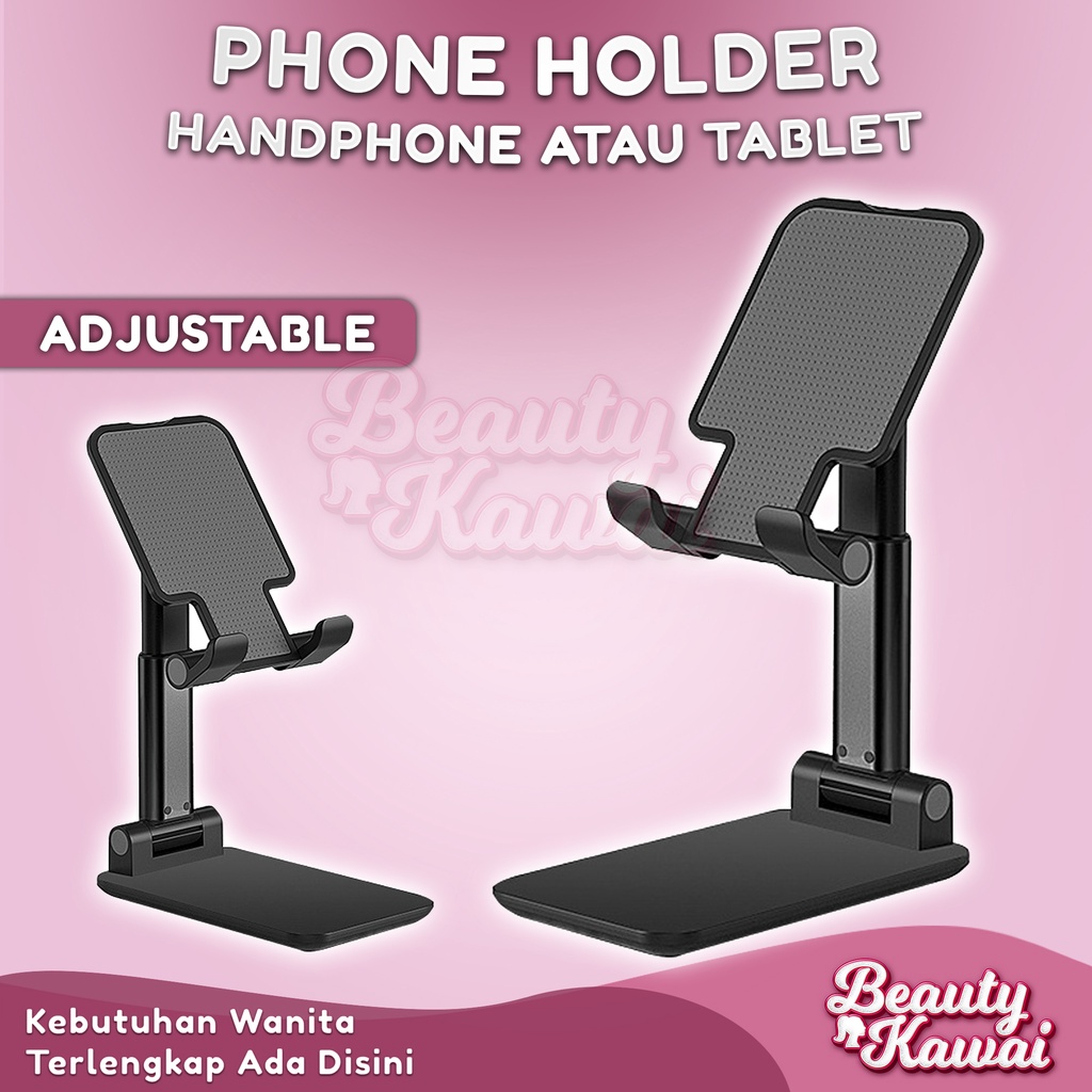 Aksesoris Phone Stand Holder Meja Hp Lipat Handphone Fleksibel Murah