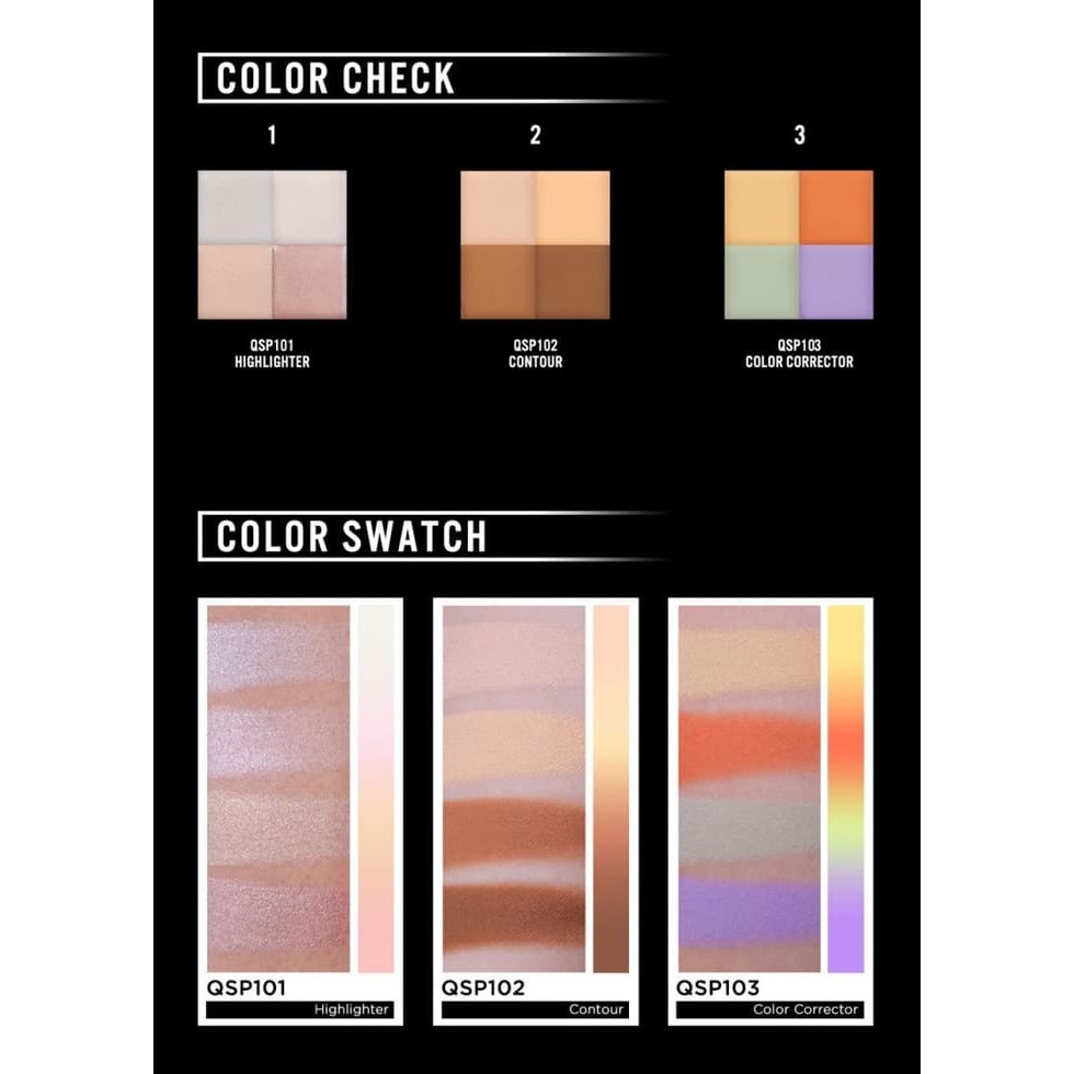 

J.CAT QUAD SPECTRUM PALETTE HIGHLIGTER