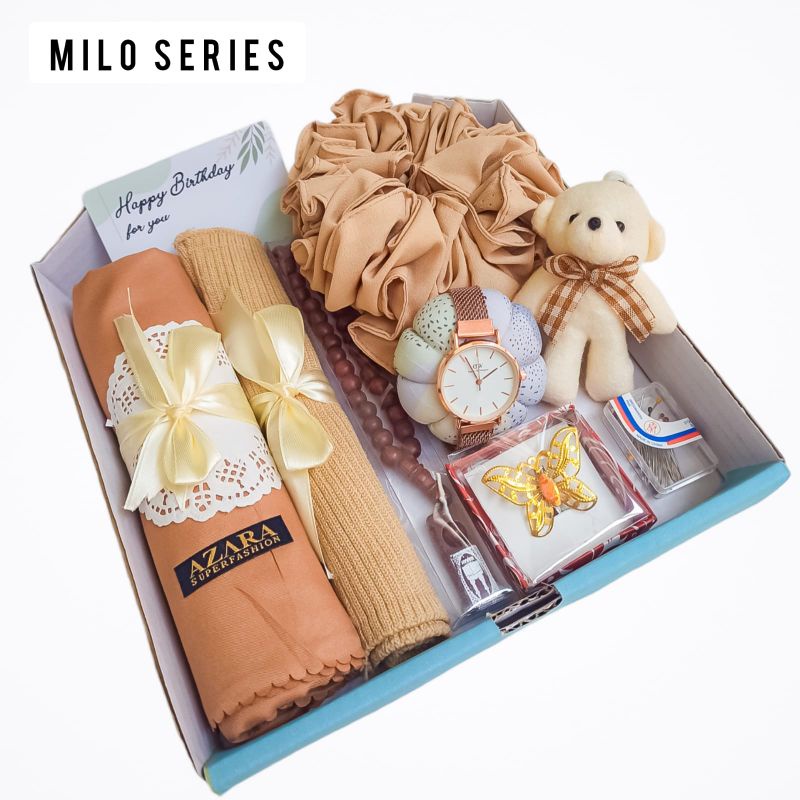 PAKET BOX KADO UNIK HAMPERS HIJAB GIFT BOX KERUDUNG JILBAB AZARA ULTAH PACAR WISUDA SAHABAT WEDDING 